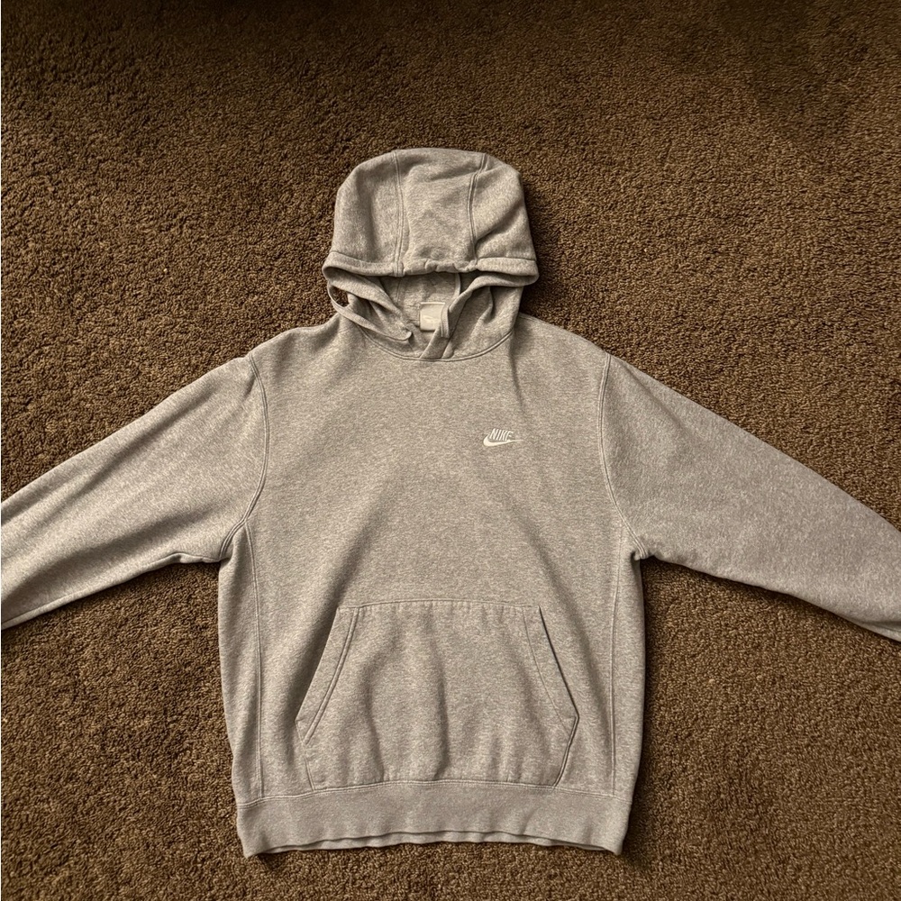 Nike Gray Men's Crewneck Hoodie